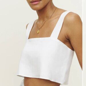 Reformation Lorin Linen Top